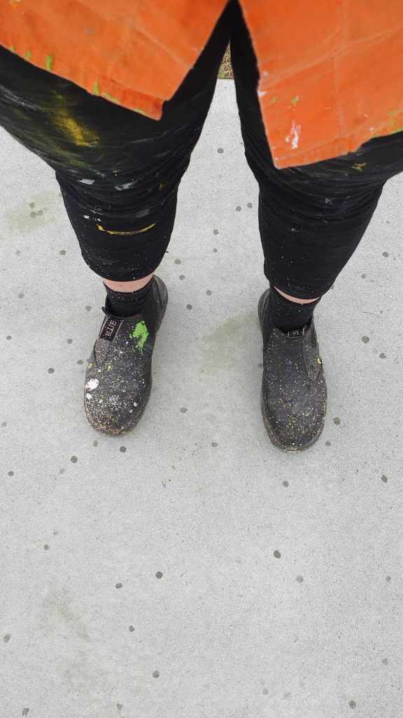 Rufous Street Public Art, ground mural, Peregian, Noosa, Sunshine Coast Queensland, This Bird, Tia Carrigan, ground parrot, birds